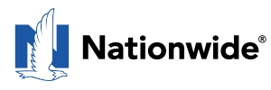 A black and white logo of the word nation.