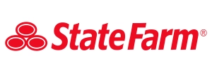 A state farm logo is shown.